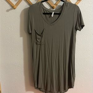 Olive T shirt dress
